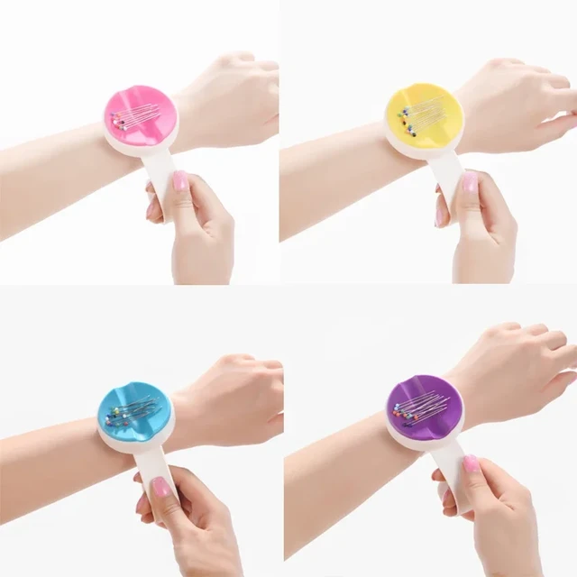 Needle Storage Wristband Pincushions  Sewing Magnetic Pin Cushion - 1pc  Wrist Pin - Aliexpress