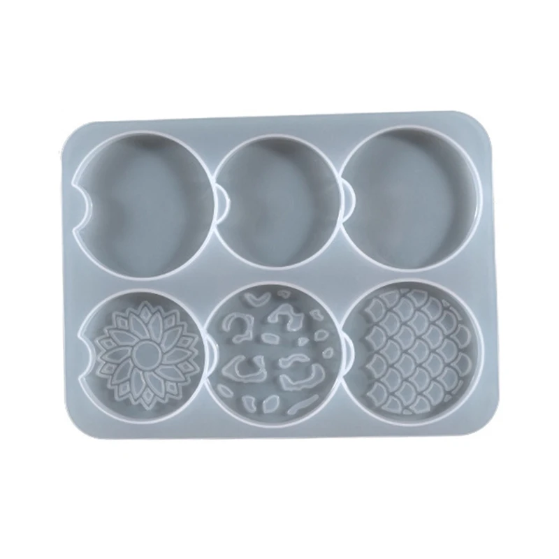 

Car Mold Set for Epoxy Resin, Silicone Mold for Drink Auto Cup Holder Coasters DIY Car Crafts Supplies
