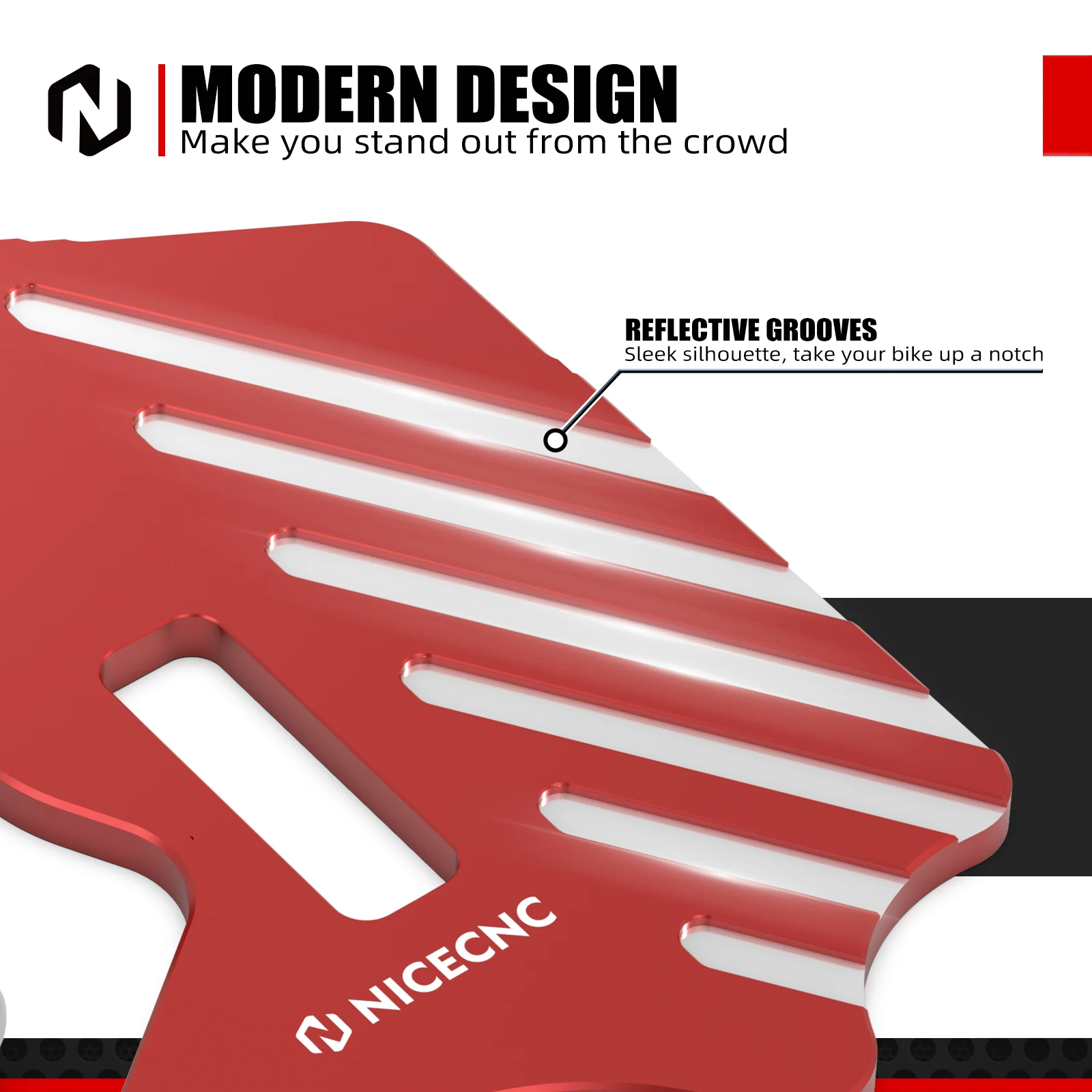 NICECNC Für Honda XR650L XR 650L XR 650L 1993-2024 2023 2022 2021 2020 2019 Vorderradbremssattel Guar & Radkappe Billet Aluminium – Detail 4