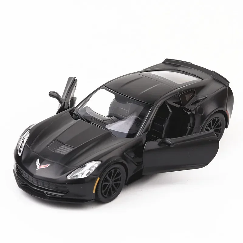1/36 Chevrolet Corvette C7 Alloy Diecast Super Sport Car Model Toys Simulation Metal Vehicle Body With Pull Back Children's Toys 5