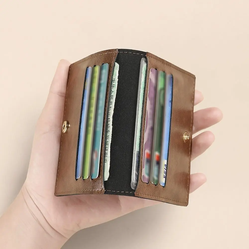 Simple Ultra-thin Credit Card Bag RFID Multi Card Slot Cash Holder Card Holder Women Men