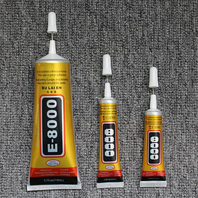 1pc 15/50/110ml E8000 Glue Mobile Phone Touch Screen Repair of Warped Screen Frame Sealant Repair Household DIY Universal Glue 4
