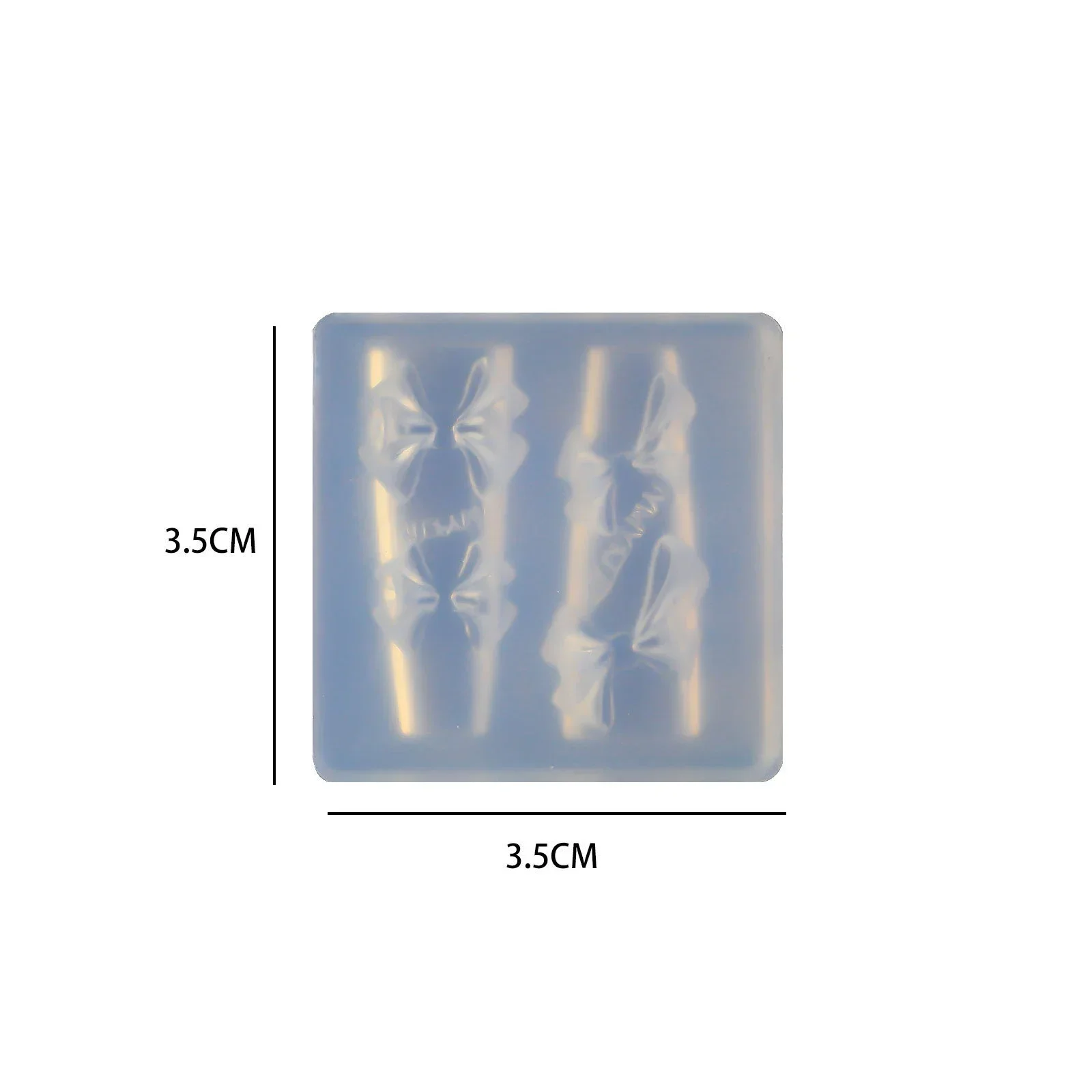 3D Angel Wing Bowknot Nail Silicone Mold Cute Nail Art Mold Carved Nails Template Manicure UV Gel Polish DIY Embossed Decoration 2
