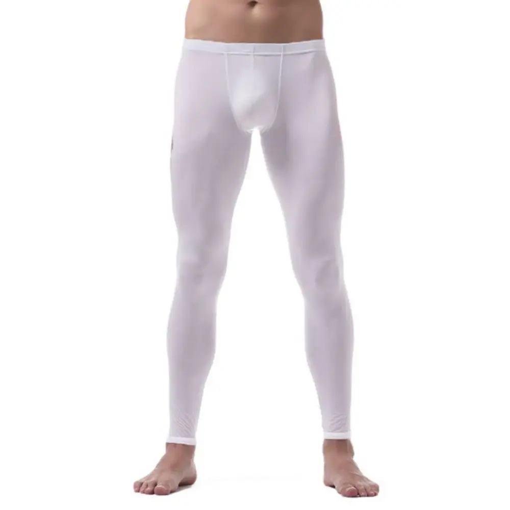 

Ice Silk Men'S Long Johns Pants Autumn Trousers Leggings Autumn Trousers Men'S Ice Silk Autumn Trousers Home Pajamas Pants