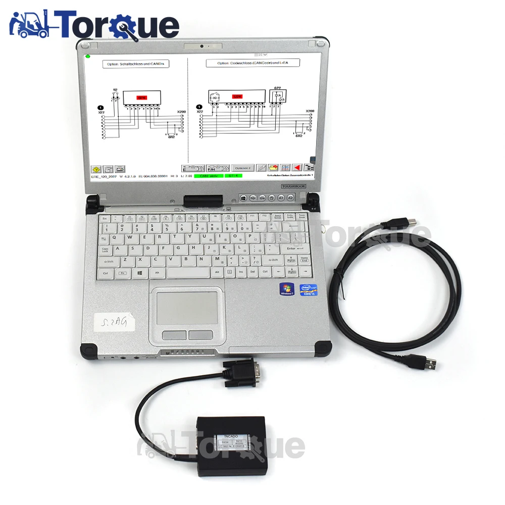 Carrello Elevatore Judit 4 Jungheinrich Incado Box Kit Diagnostico Jungheinrich Judit 4 Et Sh + Panasonic Cf C2 Laptop Pronto All'Uso