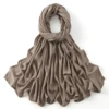 185*75 cm musulman Modal Hijab rayonne coton châles pour femmes mince plaine écharpe grande taille foulard islamique Turban bandeau