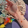 4 Sheets Finger Tattoo Sticker Temporary Tattoo Waterproof and Long-lasting Baby Art 5