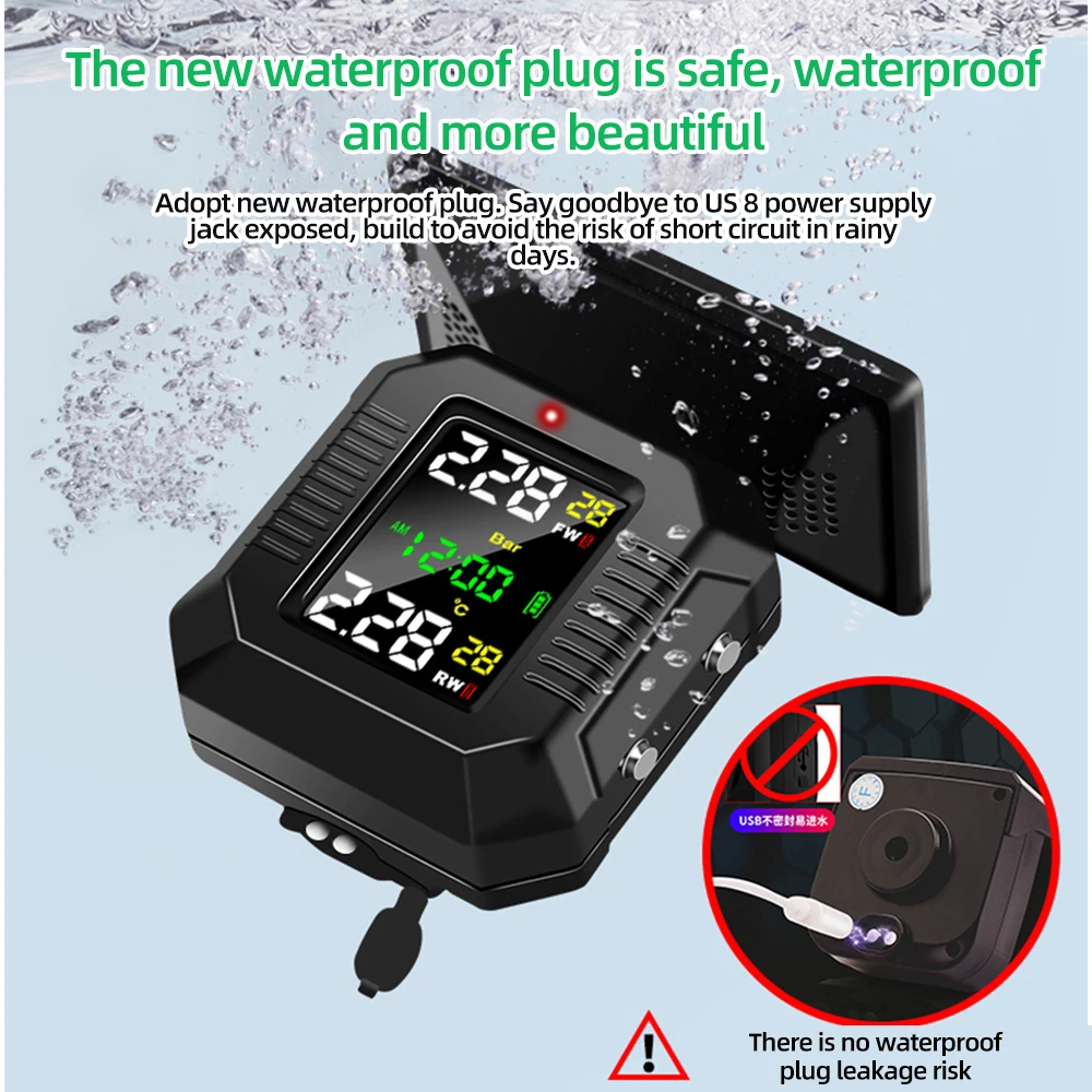¾籤   TPMS Ÿ̾ з ͸ ý, ¾籤 LCD ÷, USB   溸, 433.92mhz 
