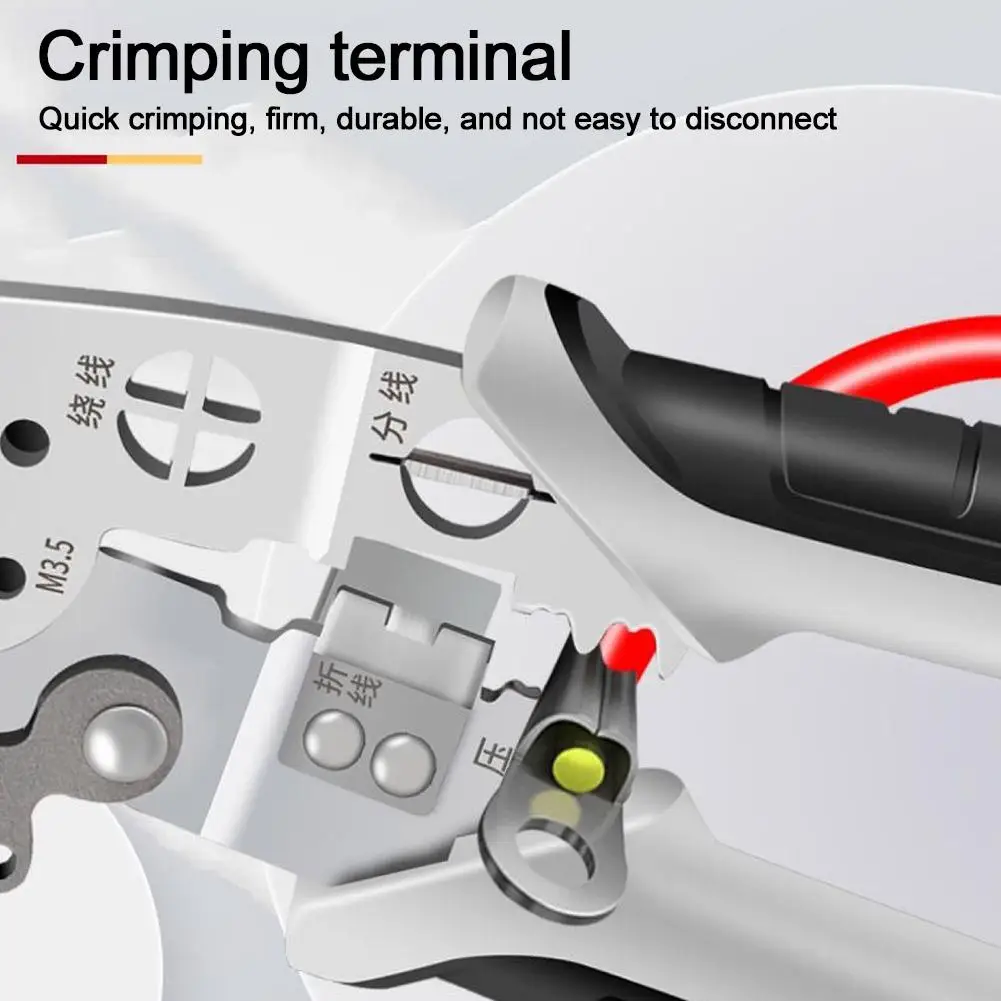 Description Picture 6 of itemElbow Wire Stripper Decrustation Pliers Multi Tool Ire Stripper Electric Cable Stripper Cutter Multifunctional Wire Repair Tool