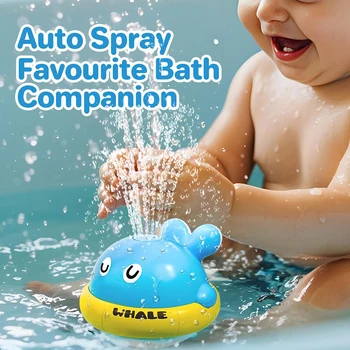 Light Up Whale Bath Toys 4