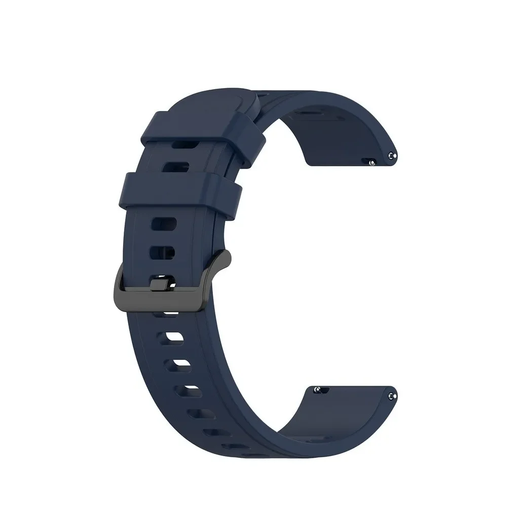 Premium Silicone Smartwatch Strap, 20-22mm - Vibrant Color Options