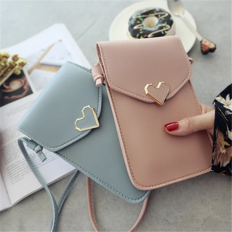 Transparent Touch Screen Women Purse Wallet