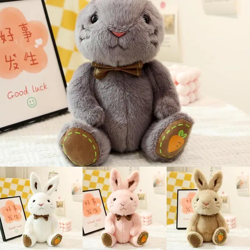 

Rabbit Plush Bunny Dolls Hopping Stuffed Rabbit Pet Toy Animal Realistic Soft Stuffed Figure Toy Perfect Gift For Kids Birthday