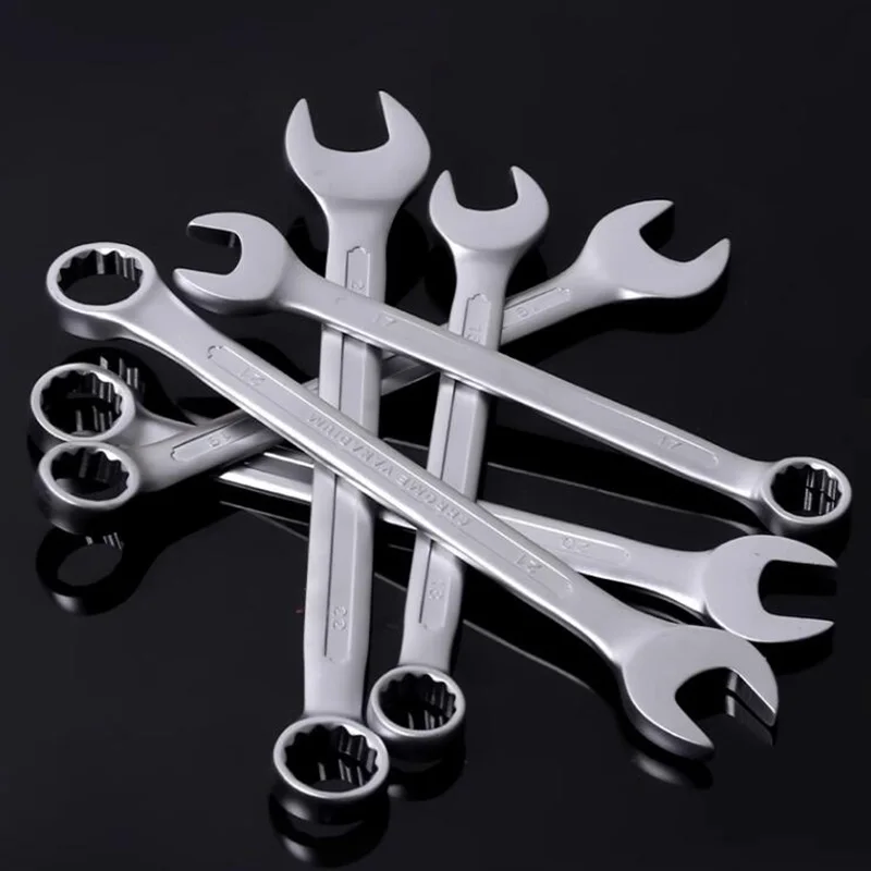 

Metric Combination Spanner Wrench 4mm 5mm 6mm 7mm 8mm 9mm 10mm 11mm 12mm 13mm 14mm 15mm 16mm 17mm 18mm 19mm 20mm 24mm