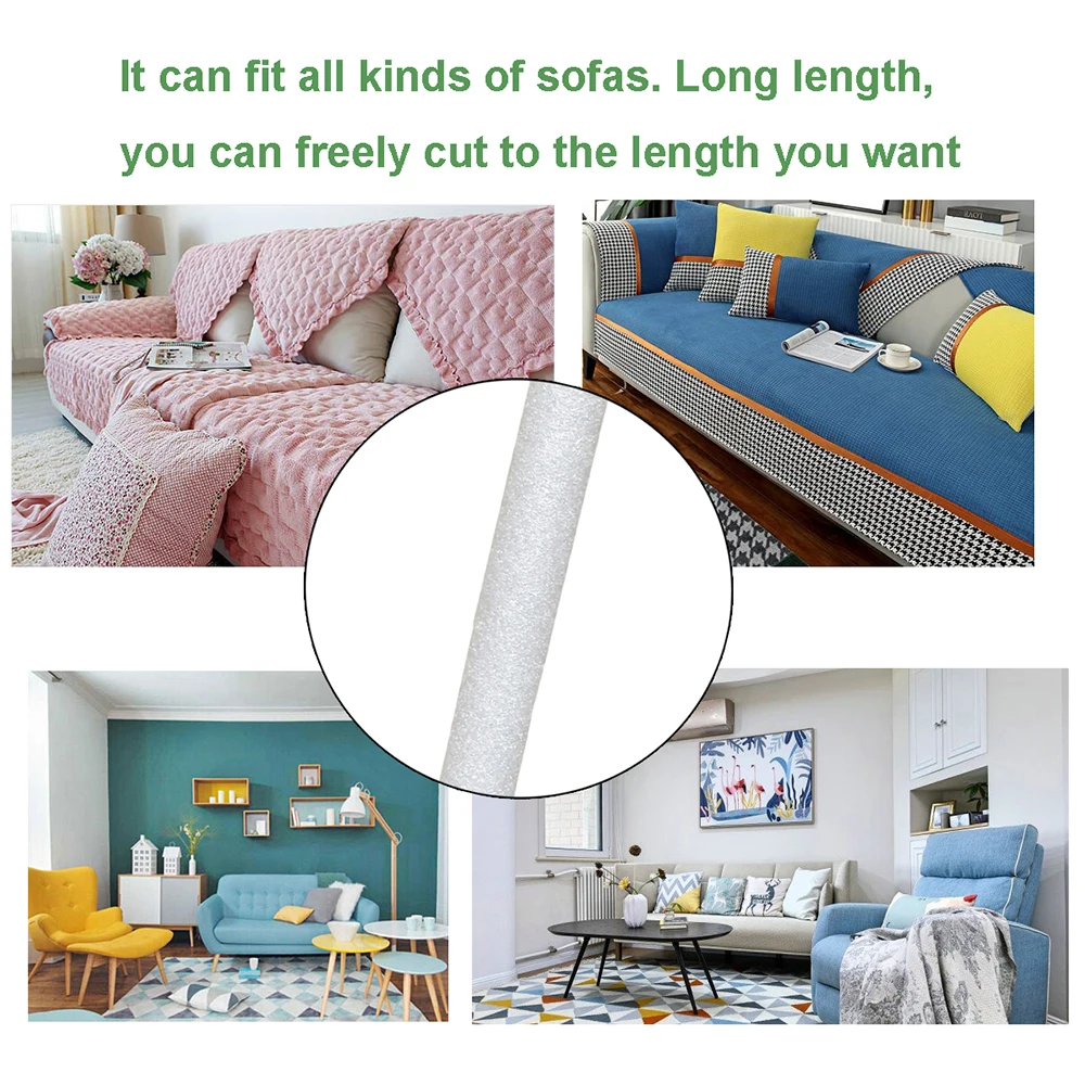 3m/5m Slipcover Tuck Grips, Foam Couch Cover, Anti Slip Foam Stick Fix, Sofa Cover 4