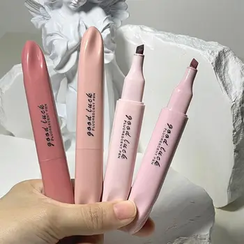 أدوات تمييز رأس موراندي مزدوجة ، قراءة علامات رسم النقاط الرئيسية ، قلم فلورسنت ملون ، أدوات الكتابة على الجدران ، 4 * لكل مجموعة 4