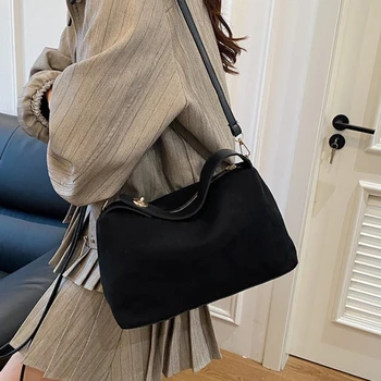 Borsa da Donna di Grande Capacità, Semplice ed Elegante per il Pendolarismo, Borsa a Tracolla Singola, Versatile e alla Moda