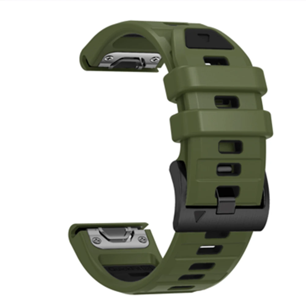 Quick Release Silicone Sport Smartwatch Band, 22mm 26mm