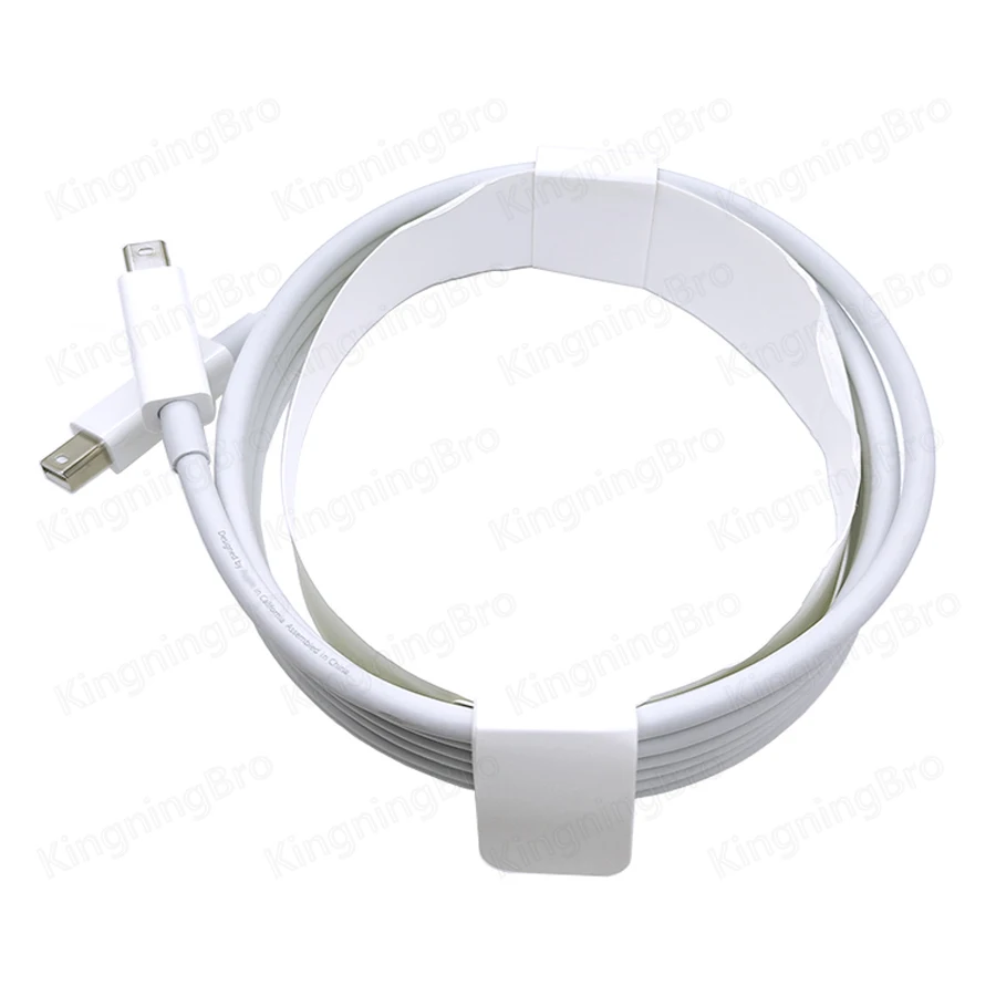 Adaptateur Thunderbolt blanc d'origine, 2m, 2 câbles, directions de données  pour moniteur Apple, limitation, connecteur mâle à mâle