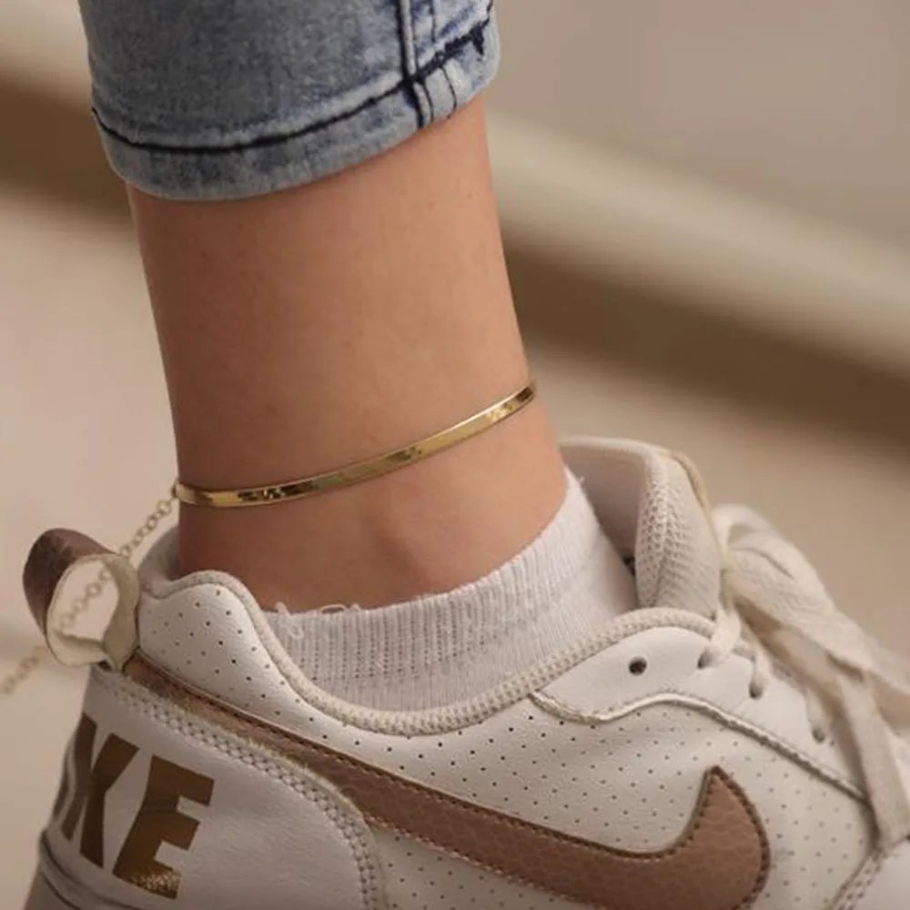 Amazon.com: YienDoo Figaro Anklet Bracelet Boho Gold Ankle Chain Summer  Beach Foot Chains Fashion Adjustable Anklet Foot Jewelry Gift for Women  Girls : Clothing, Shoes & Jewelry