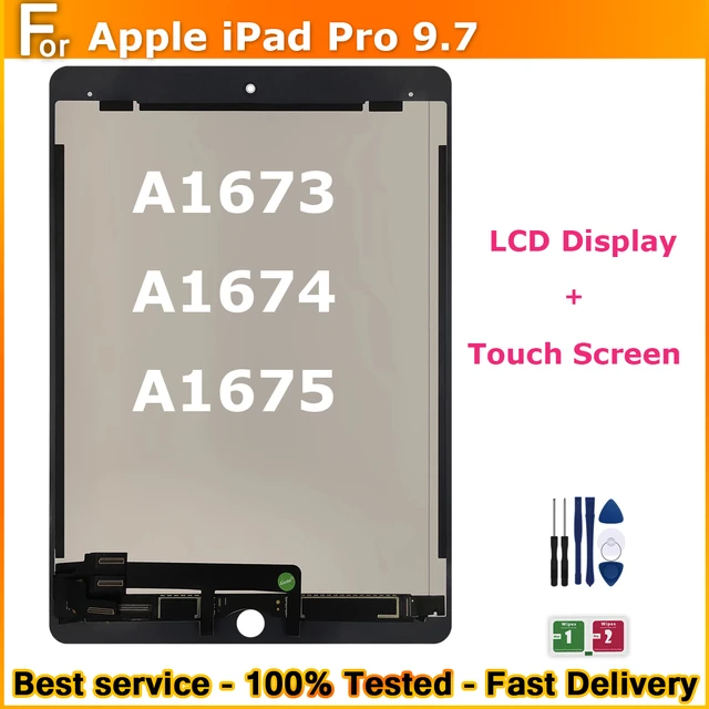 DISPLAY - LCD IPAD PRO 9.7'' A1673 A1674 A1675 BIANCO - (Apple-iPad Pro  9.7' - A1673 A1674 A1675);