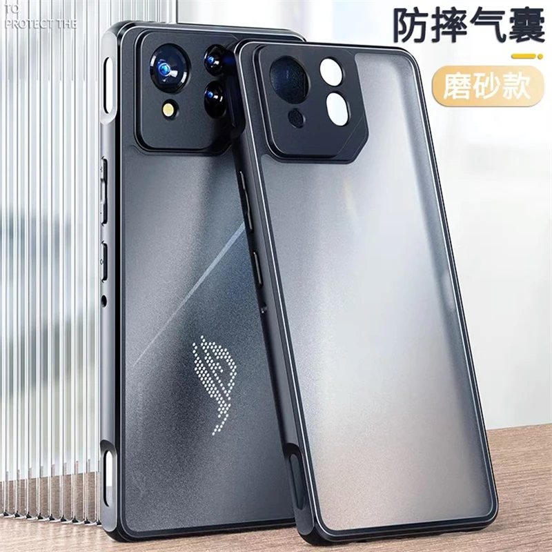 Matte Transparent Shockproof Bumper Protective Case