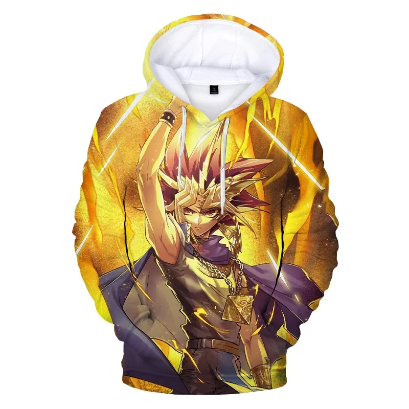 

Anime Yu-Gi-Oh Graphic Hoodie For Men Clothing 3D Manga Duel Monsters Printed New In Hoodies Women Harajuku Fashion Y2k Pullover