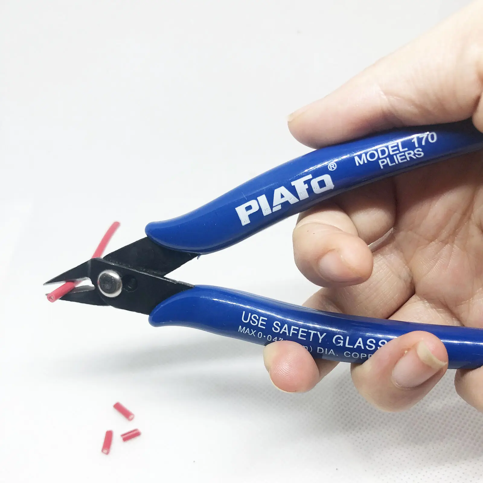 Hand Tools NJBLZQ Pliers Carbon Steel Pliers Electrical Wire Cable Cutters Cutting Side Snips Flush Nipper Home Hand Tools Blue