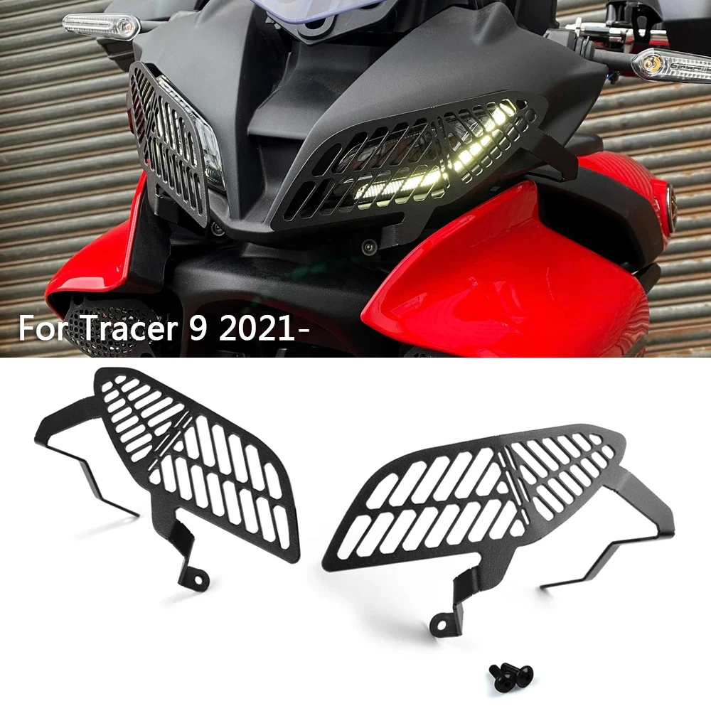 

Motorcycle Accessories Headlight Head Light Guard Protector Cover Protection Grill For Yamaha Tracer 9 Tracer9 GT 2021 2022 -