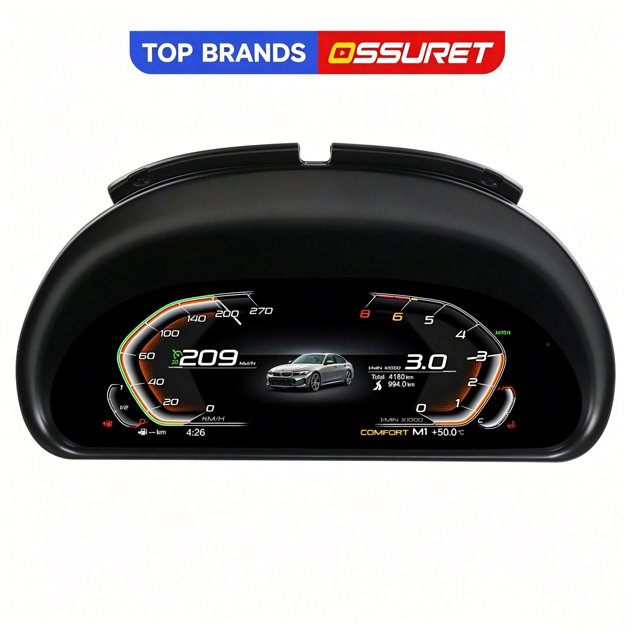 OSSURET Panel de Instrumentos Digital de 10.25 Pulgadas para BMW X5 E53 / Serie 5 E39 1999 - 2006, Sistema Linux 5.4 Estable, Velocímetro Digital LCD Completo, 1920*720 HD Antideslumbrante, Datos del Vehículo en Tiempo Real, 8GB de Memoria de Almacenamiento, Plug and Play, Tablero Digital 1