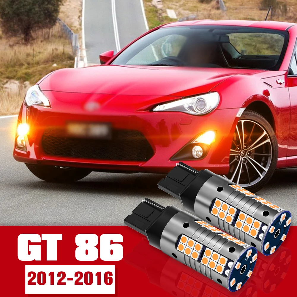 

2pcs LED Accessories Turn Signal Light Bulb Lamp For Toyota GT 86 2012 2013 2014 2015 2016