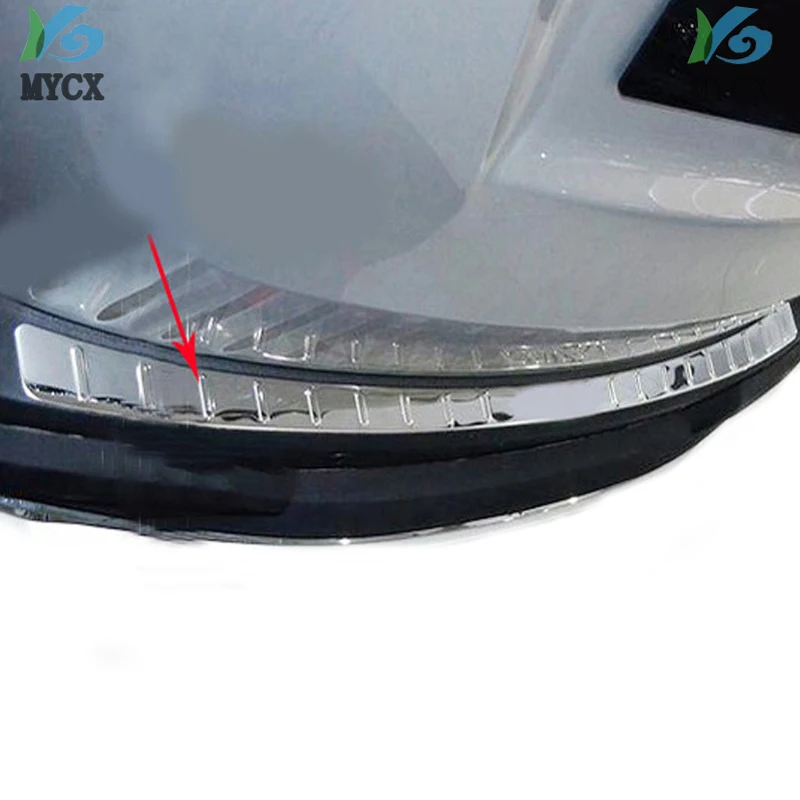 High Quality Stainless Steel Rear Bumper Protector Sill 2014 2015 For Toyota RAV4 Rav 4