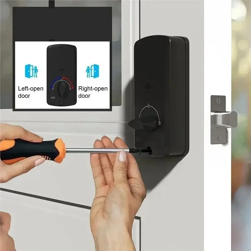 B03B-자동 잠금 기능과 다중 잠금 해제 옵션을 갖춘 지문 인식 도어락으로 가정 보안 강화