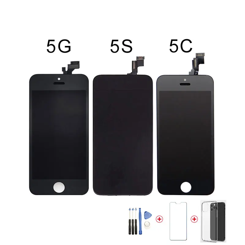Display Lcd Aaa +++ Per Apple Iphone 5 5G 5C Touch Screen Digitizer Assembly Parti Di Ricambio Lcd Per Iphone5 5S Se