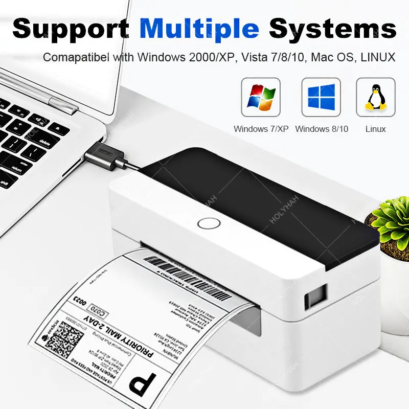 Shipping Label Printer Address Thermal 