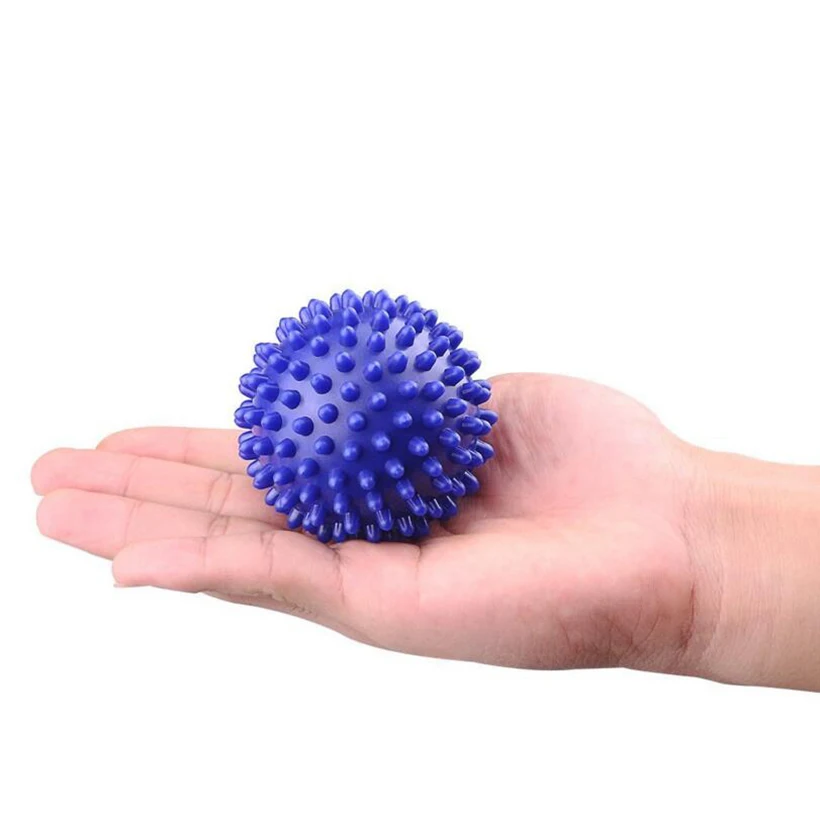 HANRIVER Hot!!! The new high quality mini plantar foot massage ball PVC blue massage fitness ball hard massage massage