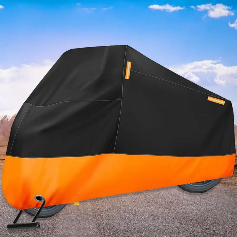 

Waterproof Motorcycle Cover All Season Dustproof Sunscreen Cover Wear-resistant 190T Oxford Cloth Covers for Scooter Motorbike