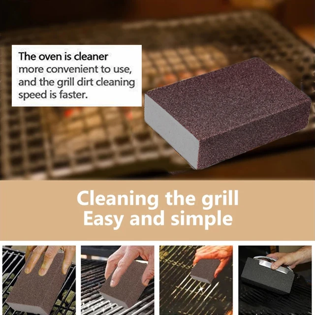 Grill Grilltisztító Tégla Blokk Tisztító Pumice Kő Bbq Állványok Foltok Zsír Tisztább Bakeware Olajfolttisztítás - Image 2