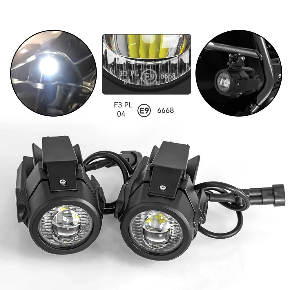 Laser Projector Fog Lights Led Projector Headlight For Bike E9
