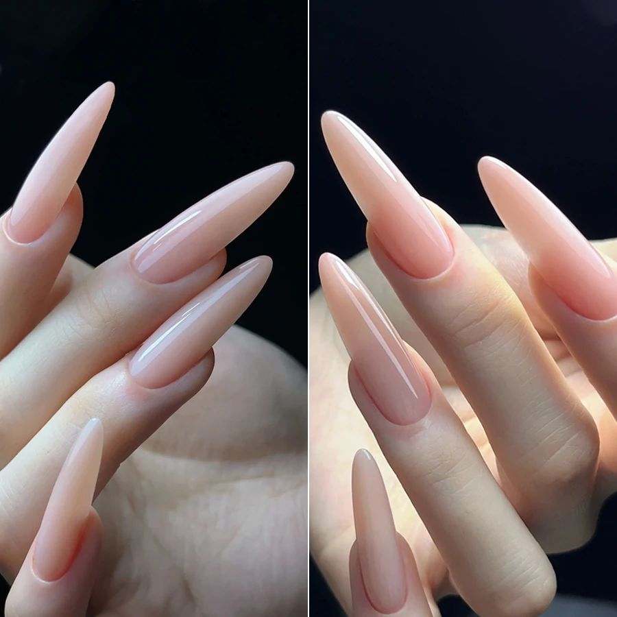 Neue Trendige Nude Gel-Nagellack-Serie Hautfreundlich Aufhellend Abziehbarer UV/LED Gel-Lack für Maniküre Zuhause Salon DIY – Detail 15