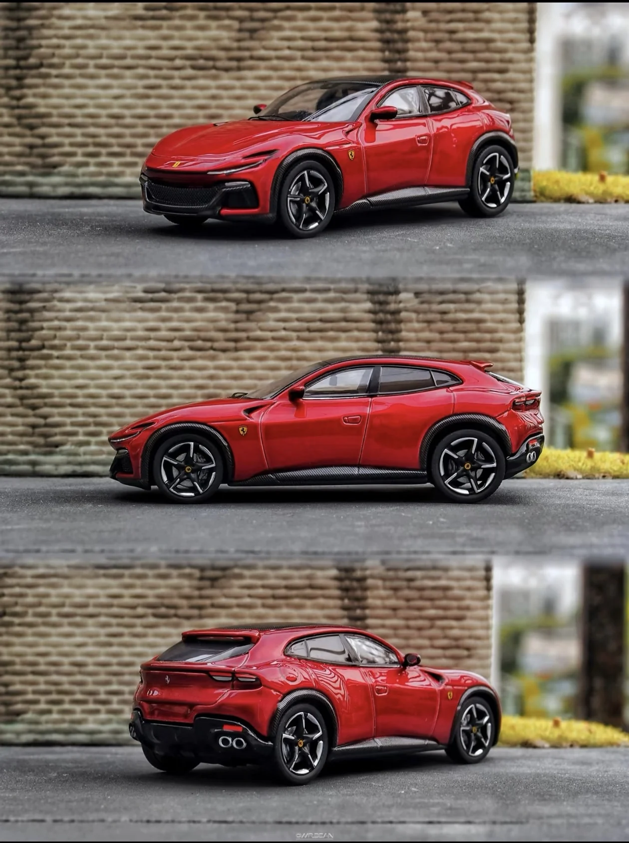 재미있는 모델 1:64 F SUV FUV 다이캐스트 자동차 모델 수집용 미니어처 장난감