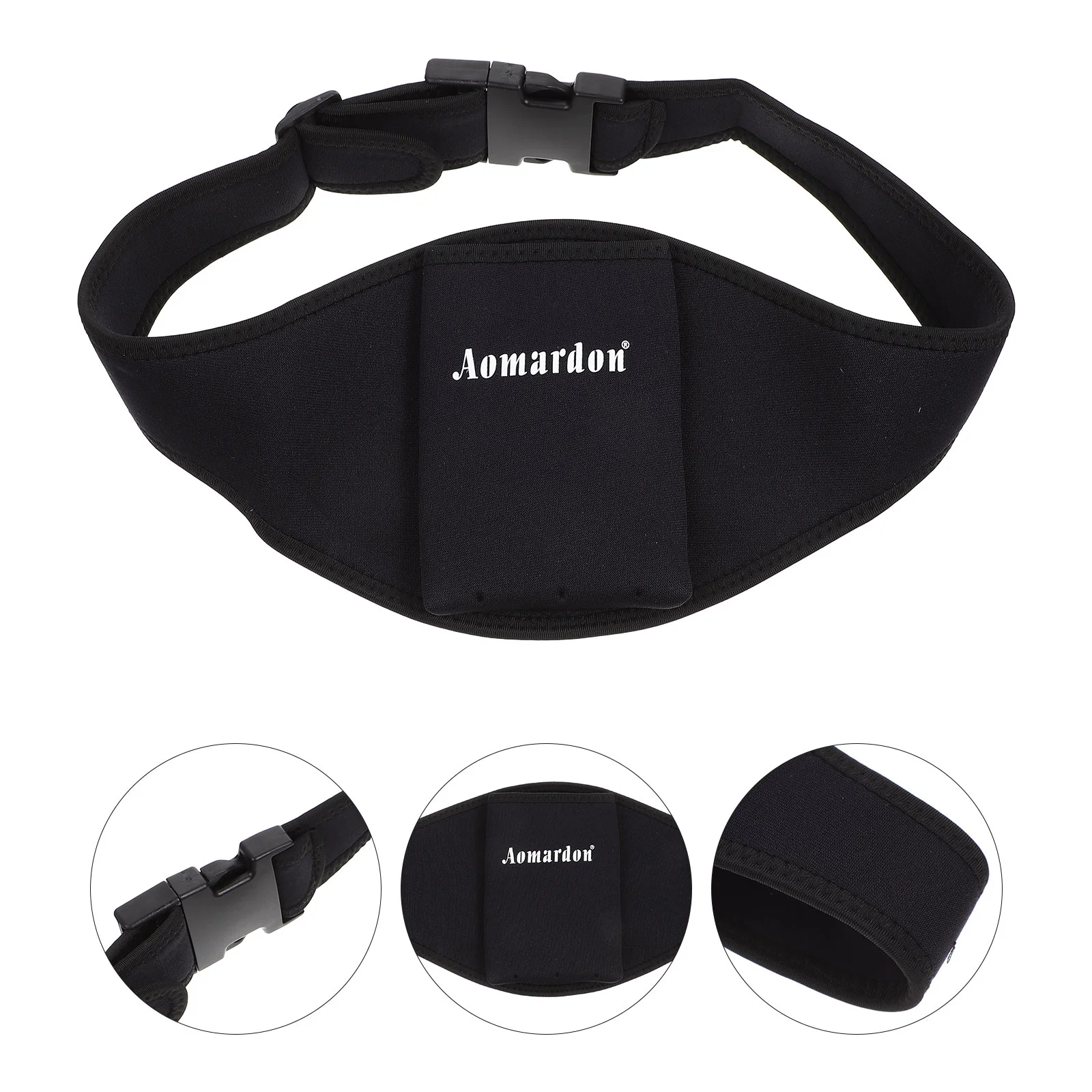 

Skip Wheat Bag Microphone Belt Wireless Wallet Case Holder Protective Pouch Fitness Instructors Supply Synthetic Rubber