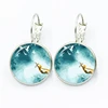 New Arrival Le Petit Prince Round Stud Earring The Little Prince Jewelry Fairy Tale Glass Cabochon Womens Earrings Gift 4