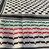 N7YF Adult Arab Scarf with Checkered Pattern Middle Eastern Square Keffiyeh Headscarf