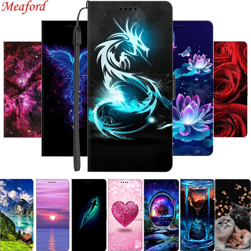For Redmi 14C Case 14 C Flower Magnet Leather Flip Wallet Case For Xiaomi Poco C75 Redmi 14R 5G Phone Cover C 75 14 R Coque