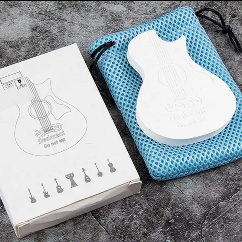 Moisture Absorber for Musical Instrument Desiccant Moisture Absorbers Dehumidifier Guitar Shaped Reusable Desiccant
