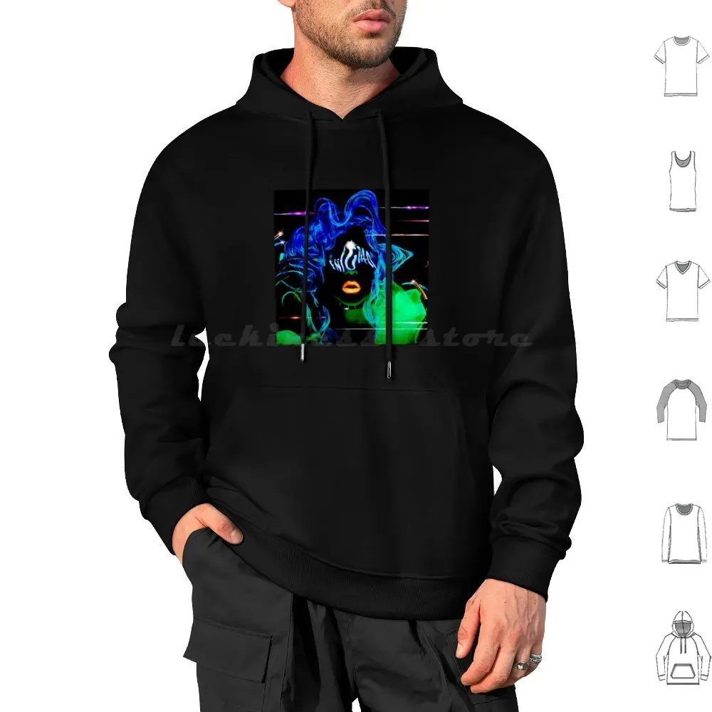 Gaga L'Puzzle Felpa Con Cappuccio In Cotone Manica Lunga Gaga L'Puzzle