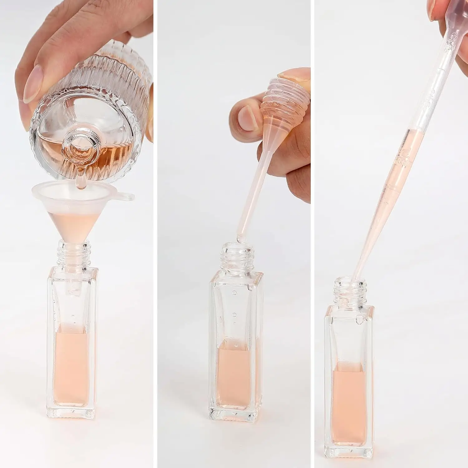 Perfume Refill Kits 10 plastic perfume dispenser transfer tools liquids Perfume Sample Essential Oil Travel Supplement Kit