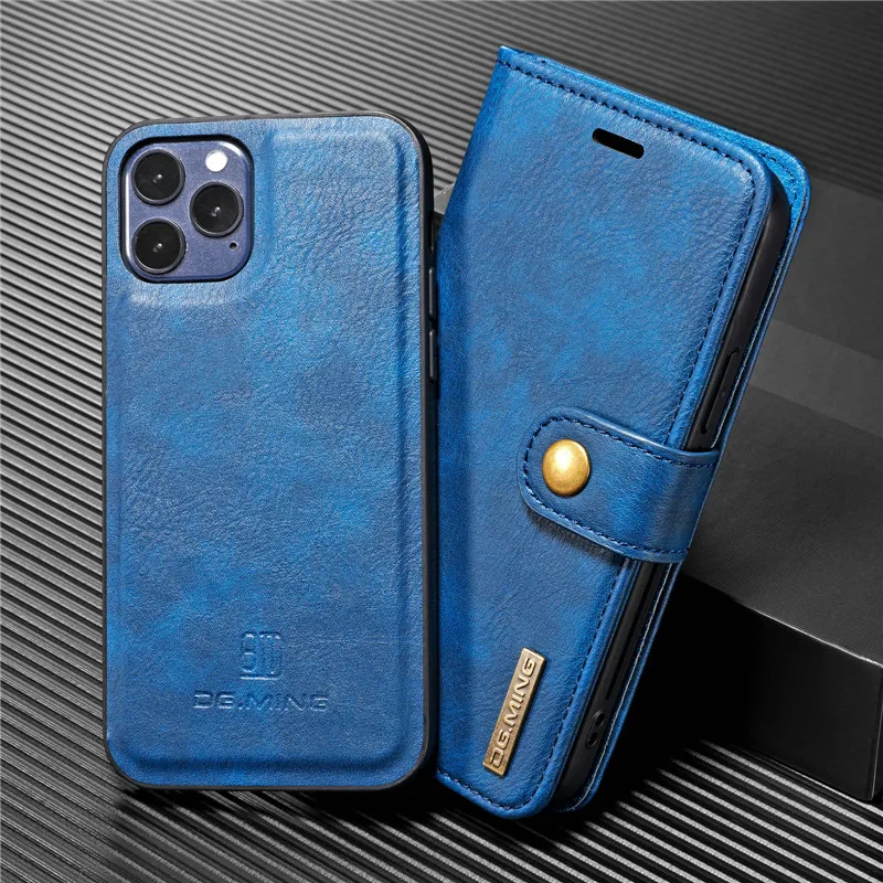 Leather Phone Case For iPhone 15 14 13 11 Pro Max Card Holder Wallet Cover - sky case