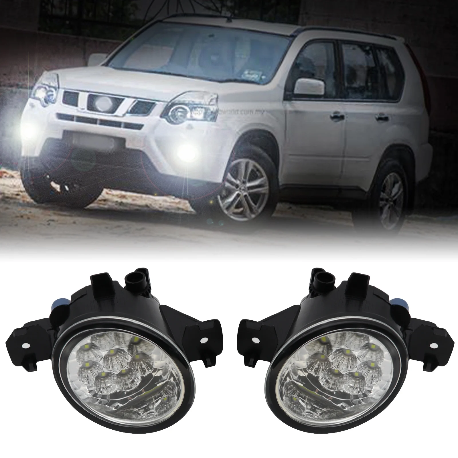 

Fog Light White LED Headlight Driving Lamp For Nissan Qashqai Pathfinder Murano Versa Maxima For Infiniti M35 M45 JX35 G37 Qx60